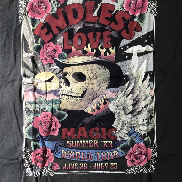 SPELL AND GYPSY ENDLESS LOVE ORGANIC BIKER TEE - Picture 6 of 6